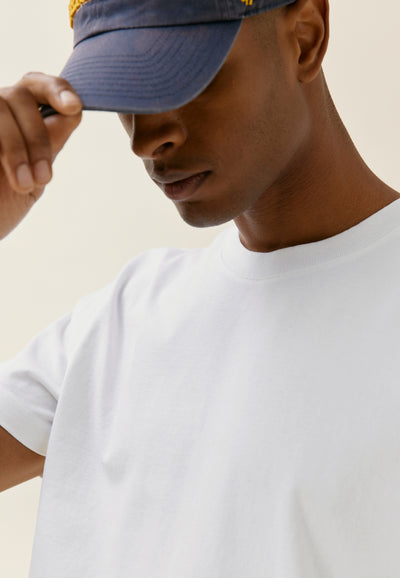 t-shirt heavyweight blanc main