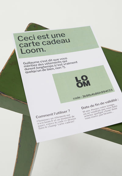 carte cadeau virtuelle 50€ main