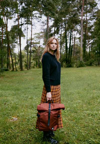 sac à dos solide loom terracotta look main