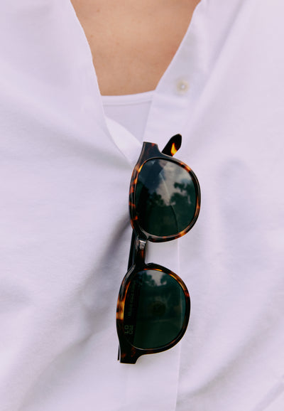 lunettes de soleil made in france loom ecaille détail