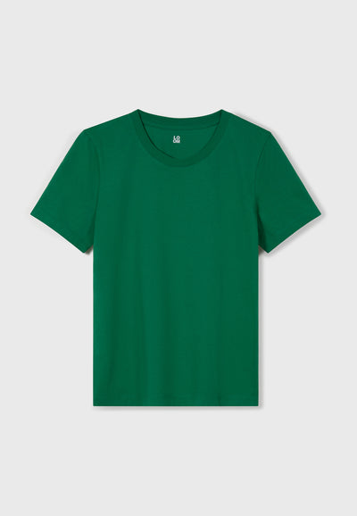 t-shirt coton bio loom Vert gazon main
