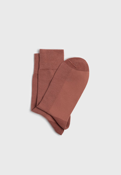 les chaussettes en coton bio Rose vintage plié