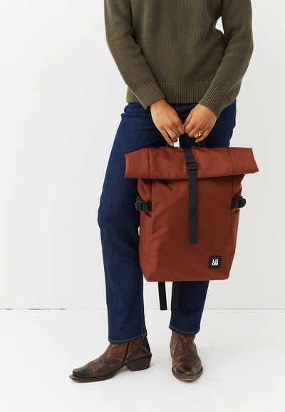 sac à dos solide loom terracotta