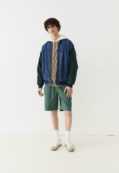 jogging coton bio vert sauge en pied