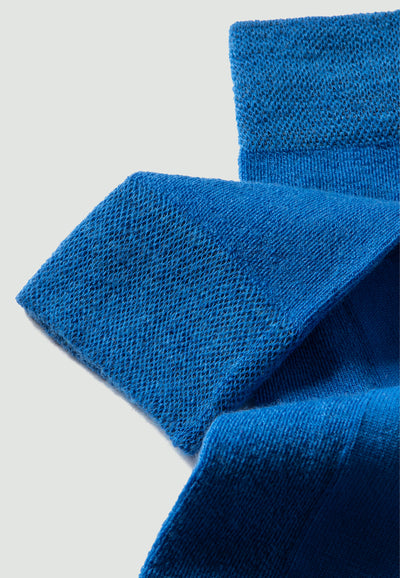 les chaussettes en laine Bleu électrique 2