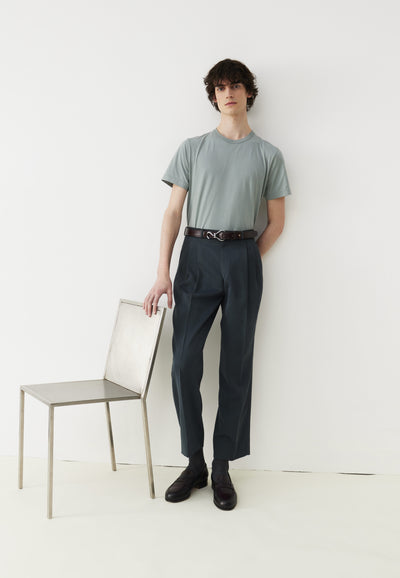 t-shirt coton bio loom Vert pâle chaise