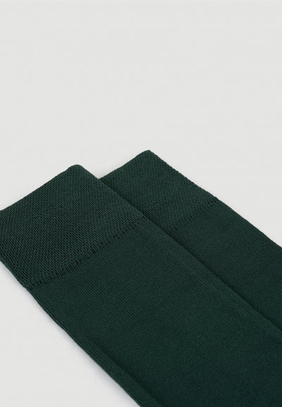 chaussettes coton vert sapin-1 main