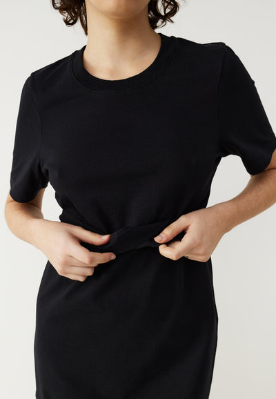 robe t-shirt noir silhouette