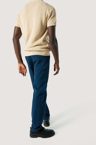 pantalon workwear bleu marine dos mains