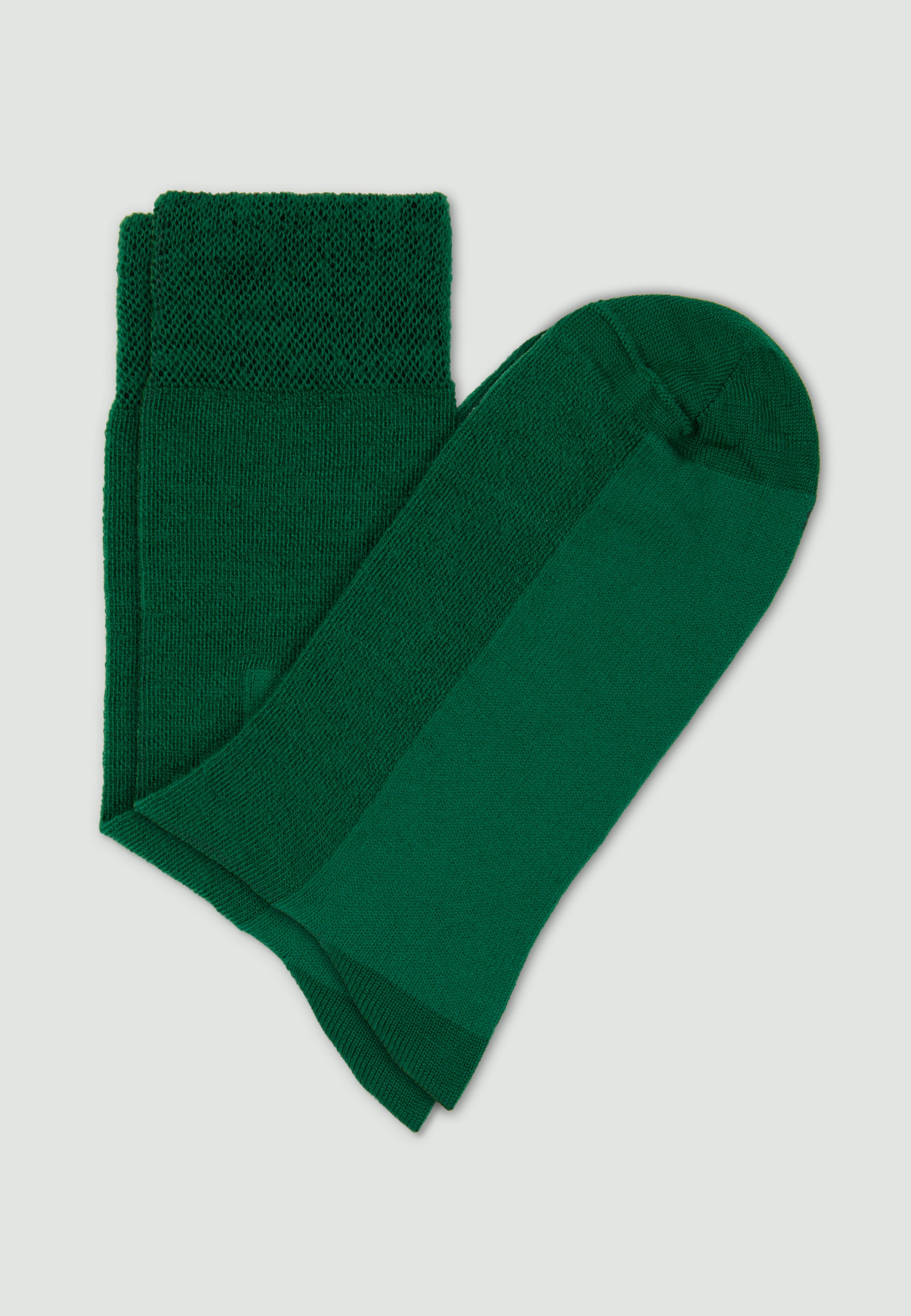 les chaussettes en laine vert gazon 3
