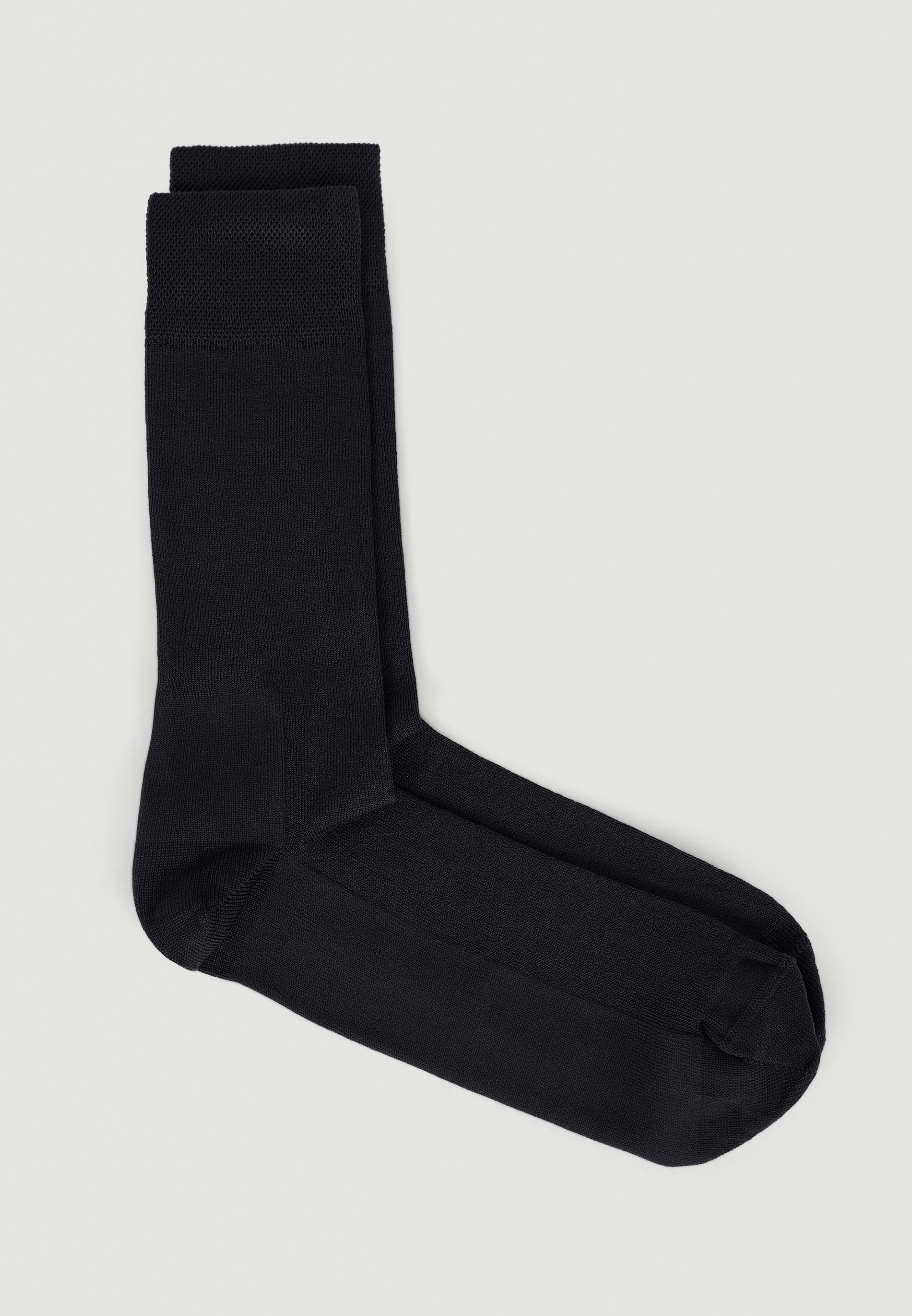 chaussettes coton noir-2
