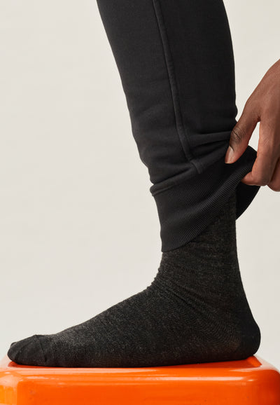 chaussettes laine loom gris anthracite-1