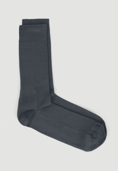 chaussettes coton gris ardoise-2