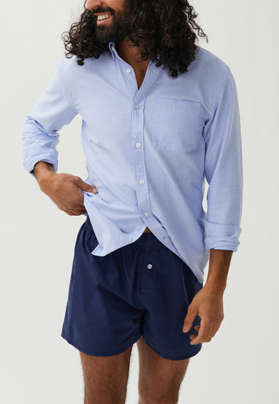 caleçon loom bleu marine face