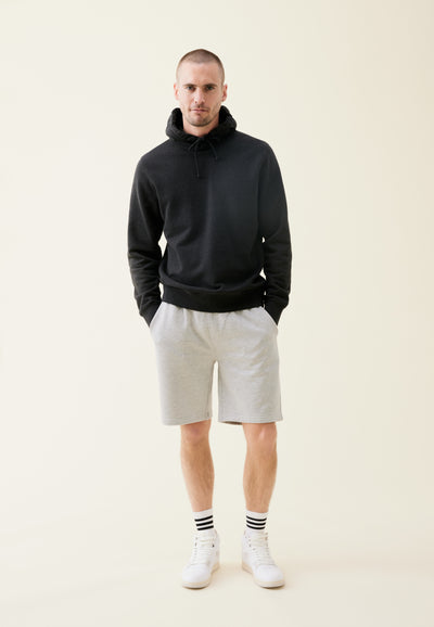 jogging coton bio gris clair loom en pied