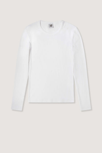le t-shirt manches longues femme coton bio loom blanc