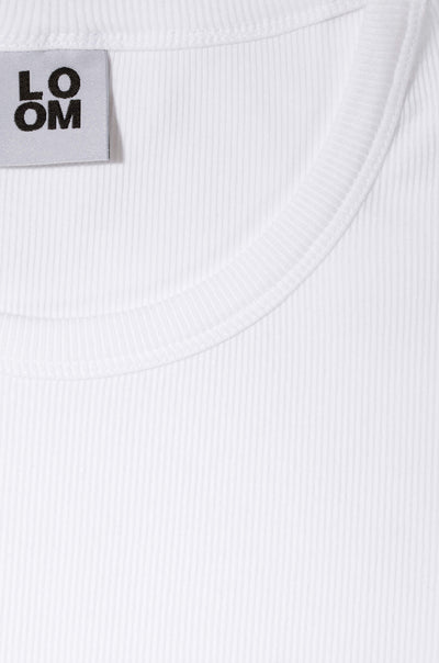 le t-shirt manches longues femme coton bio loom blanc