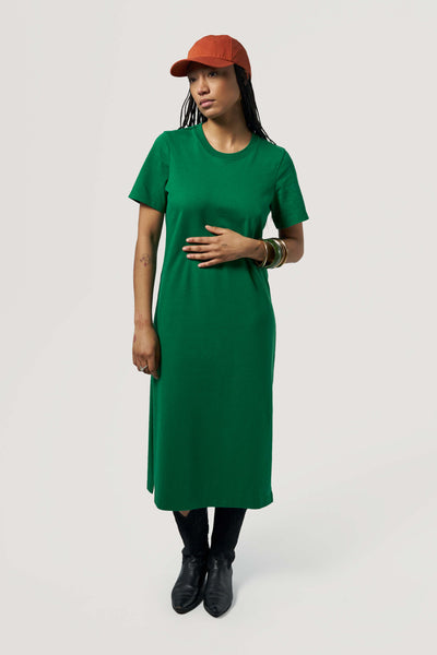 robe t-shirt vert gazon silhouette