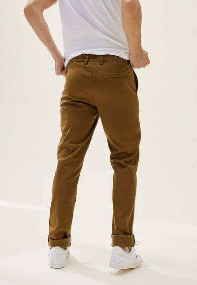 chino loom chatain dos