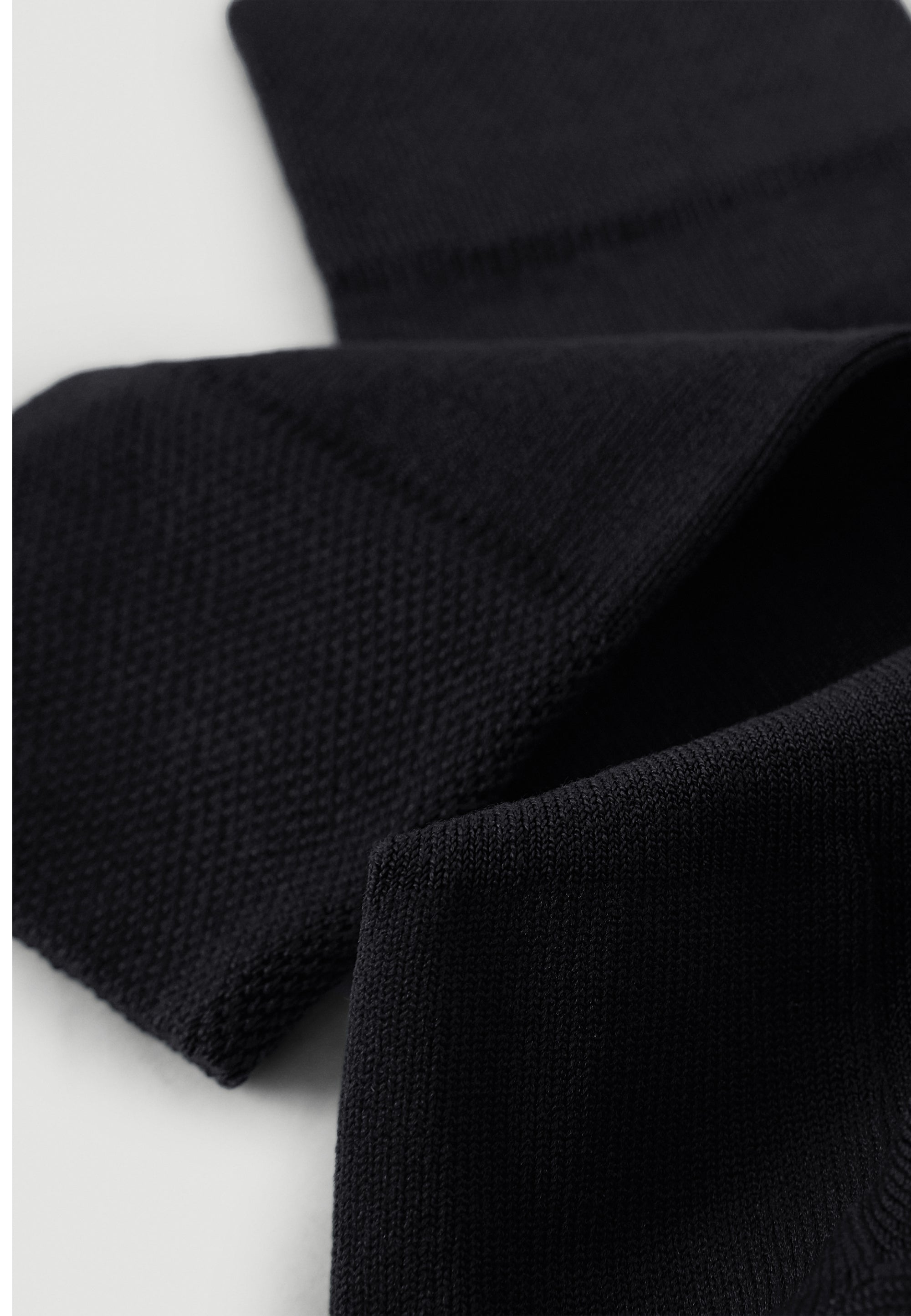 chaussettes coton noir-1