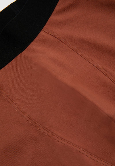 boxer loom terracotta détail matière