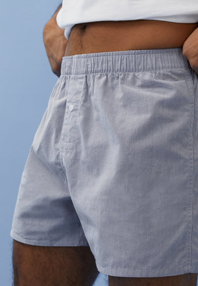 caleçon loom bleu ciel détail ceinture