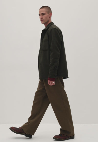 surchemise laine kaki