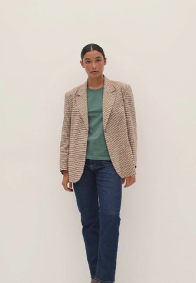 jean droit bleu foncé