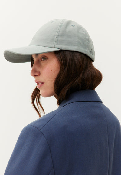 casquette coton bio loom Vert pâle main