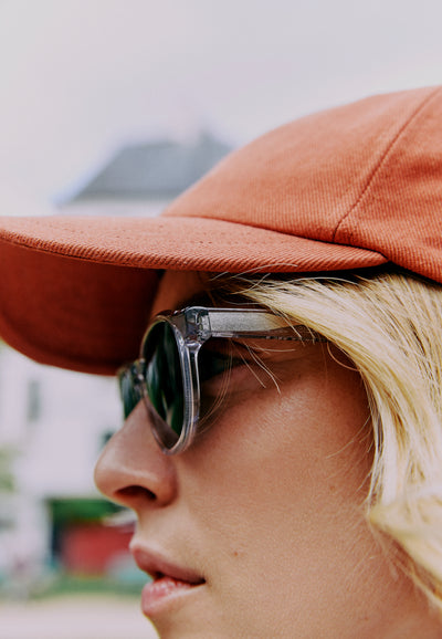 lunettes de soleil made in france loom gris clair détail branches