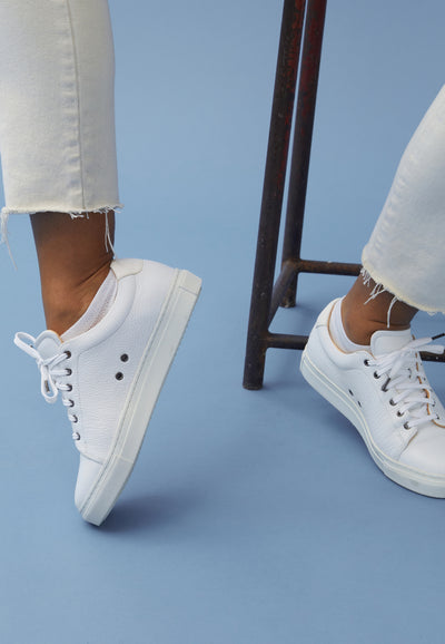 socquettes coton femme loom blanc