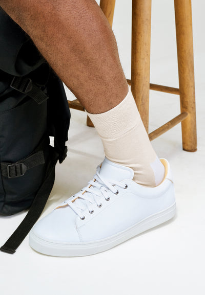 chaussettes coton ecru (1)